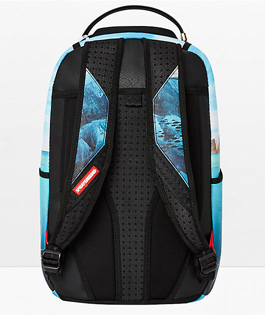 Sprayground Blossom Shark Backpack in Blue for Men