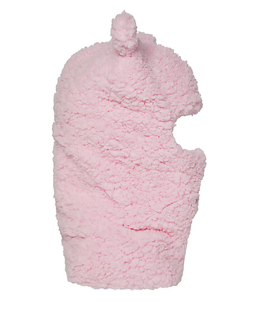 Sprayground Bear Ears Pink Sherpa Balaclava | Zumiez