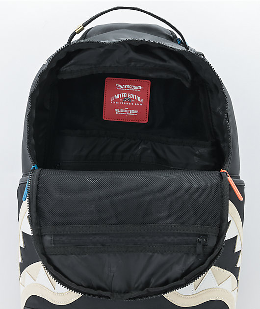 Sprayground shark outlet black