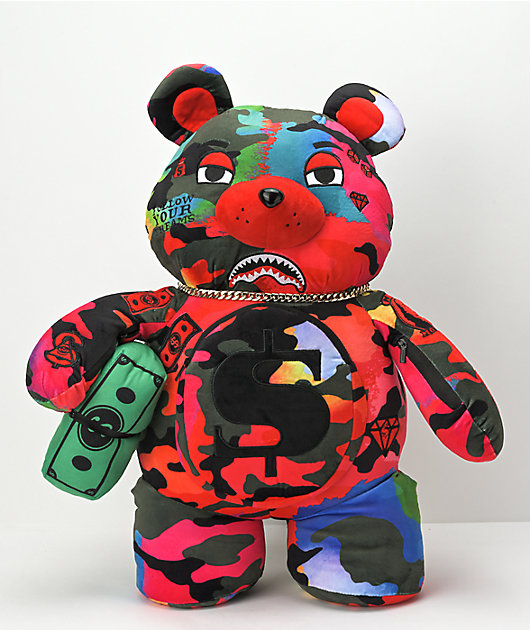 sprayground bear backpack black