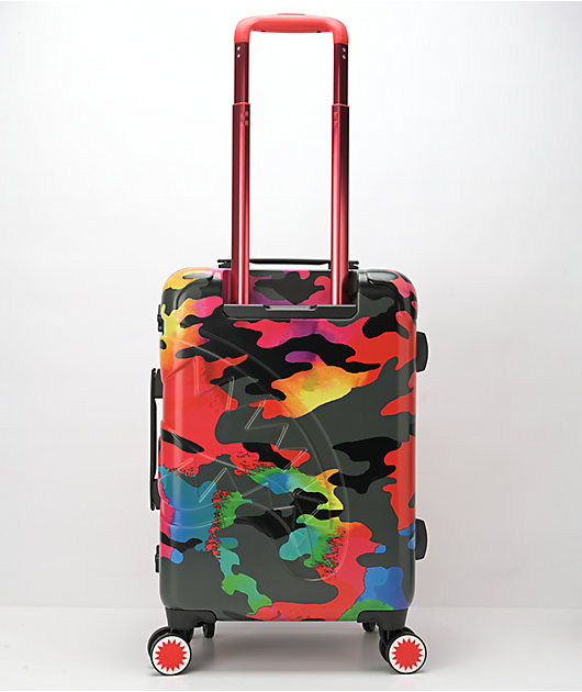 Sprayground Camoburst Red Carry-On Luggage
