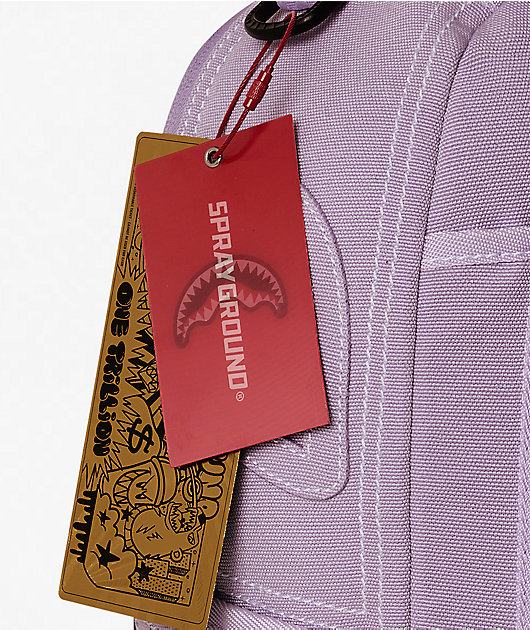 Sprayground Canvas Stitch Purple Backpack