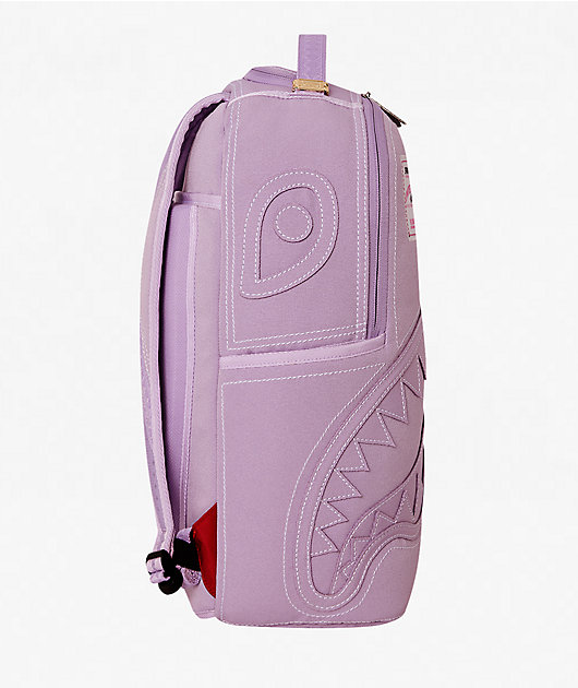 Sprayground Canvas Stitch Purple Backpack