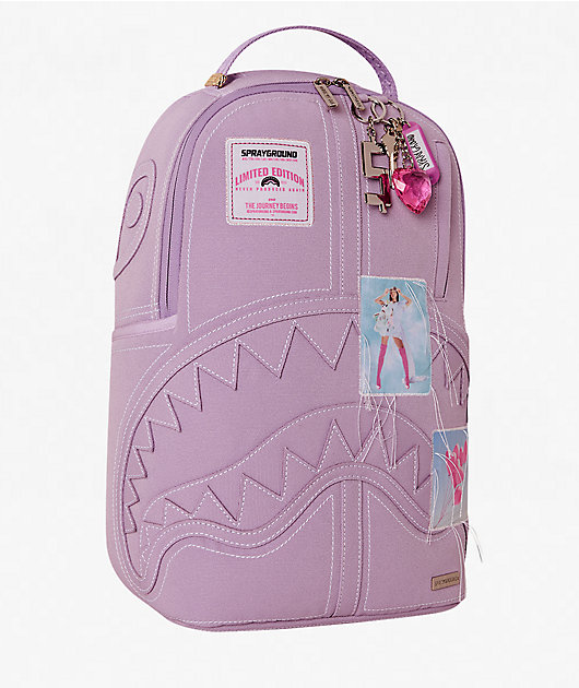 Sprayground Canvas Stitch Purple Backpack