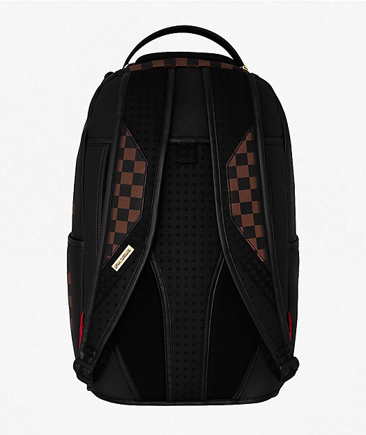 Sprayground Checker Fade Brown Backpack