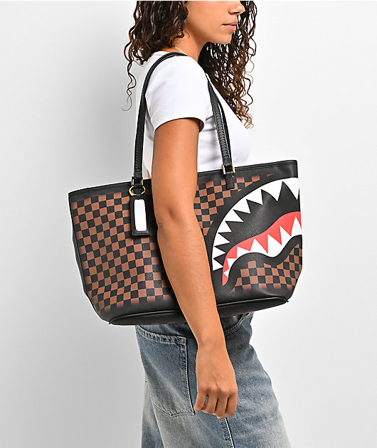 Sprayground Checker Fade Tote Bag