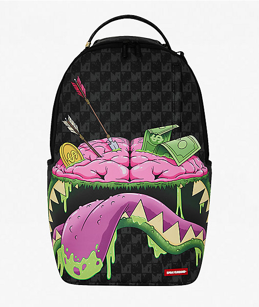 Sprayground Checkered Zombie Shark Backpack