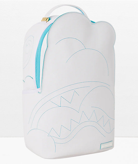 Sprayground Cloud DLX White Backpack