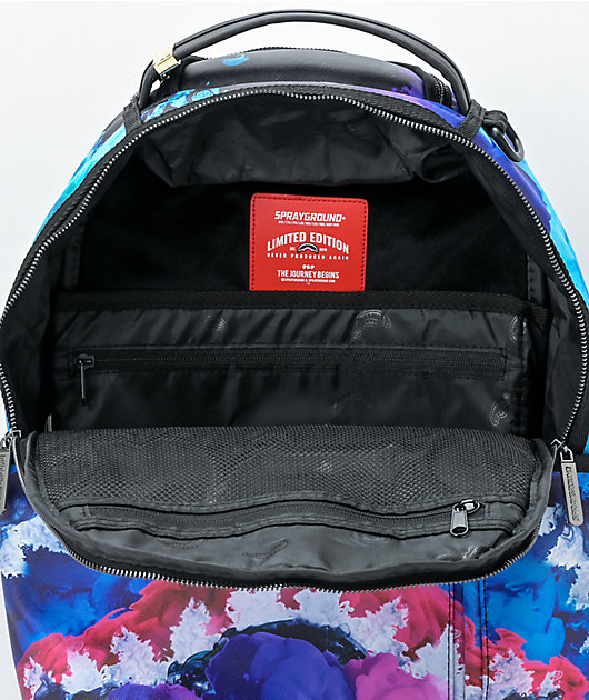 Sprayground color drip blue vegan backpack clearance