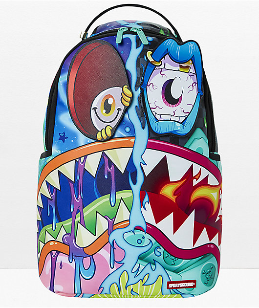 Sprayground x Powerpuff Girls Monster Shark DLX Backpack