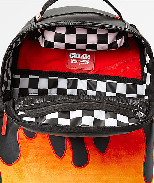 SPRAYGROUND x CREAM fire backpack