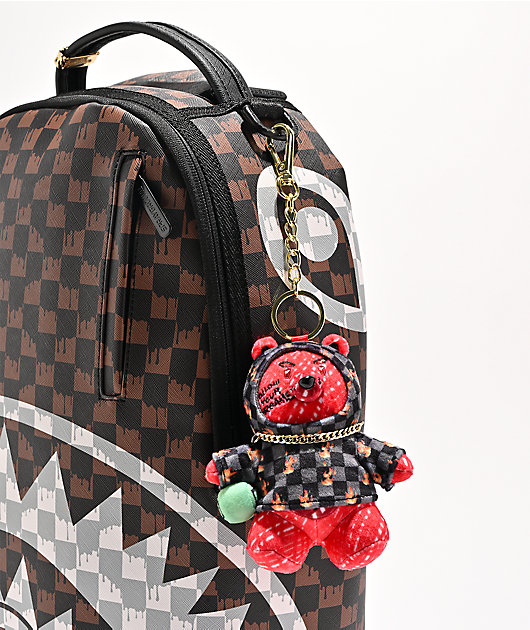 Sprayground Diablo Scribble Bear Bag Charm