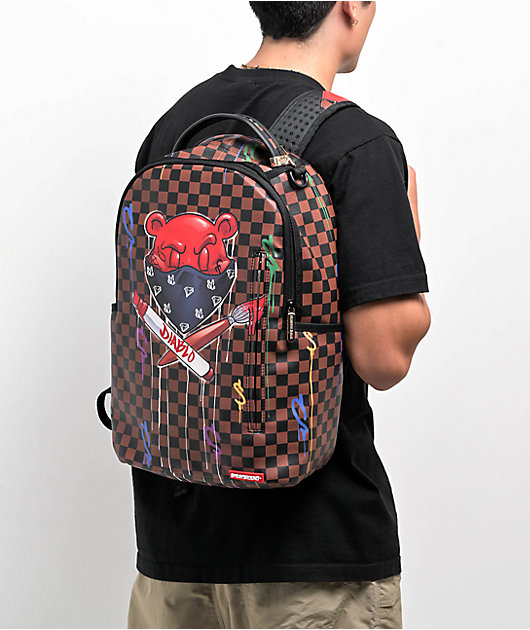 Sprayground Diablo Villain Brown Backpack