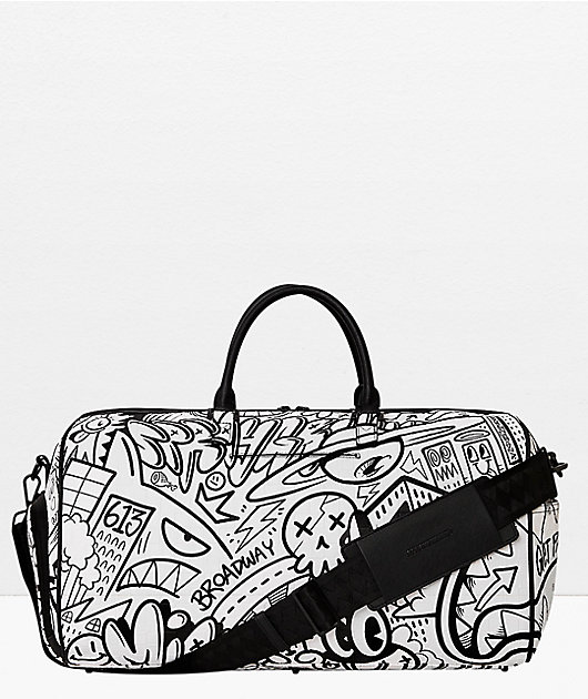 Sprayground Doodle Black & White Backpack