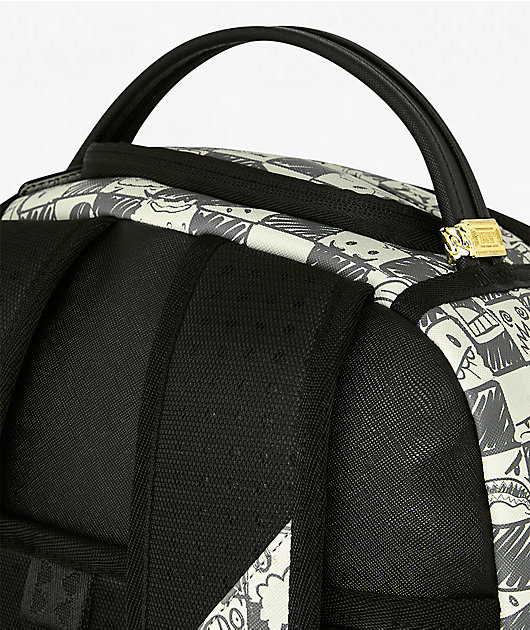 Sprayground Emote Checkered Green Backpack