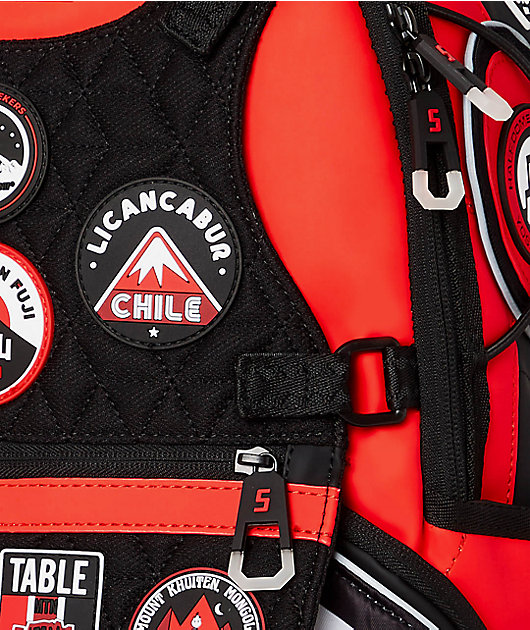 Sprayground Oversized Logo Red Backpack, Zumiez