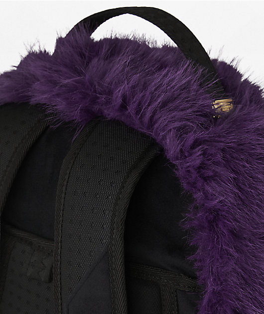 sprayground パープルファーバック Sprayground Fur Cray Backpack | Zumiez