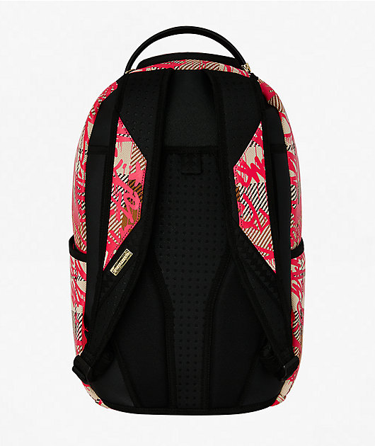 Sprayground Graffed Up Plaid Backpack