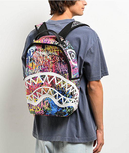 【codegraphy】 ★WAVE Code Graffiti Piping Color Backpack★ codegraphy】 ☆WAVE Code Graffiti Piping Color Backpack☆