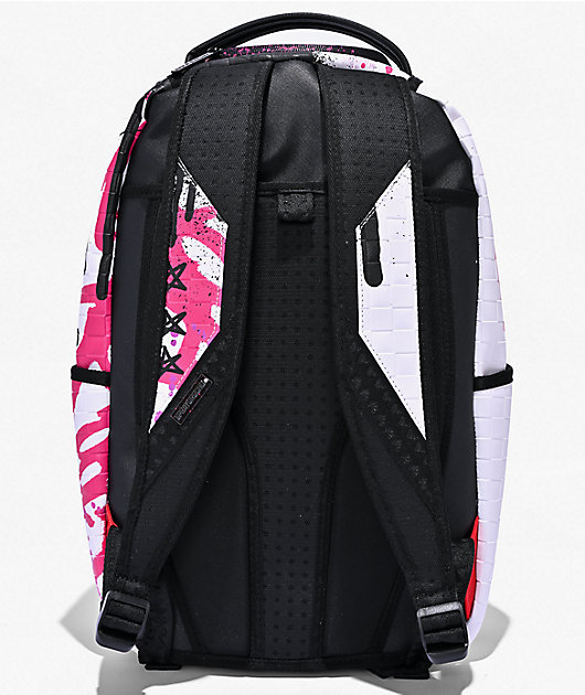 Sprayground Graffiti Mayhem Remix White Backpack | Zumiez