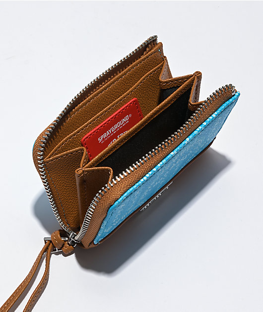 Sprayground Illuchains Turquoise Wallet