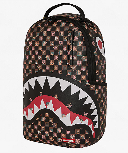 Sprayground King Characters Remix Checker Backpack