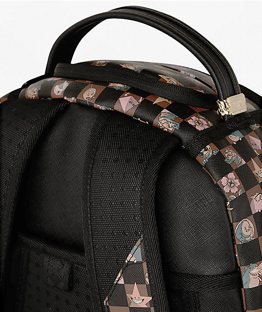 Sprayground King Characters Remix Checker Backpack