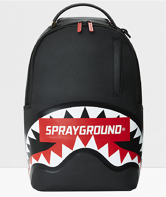 Sprayground Logo Core Black Backpack Zumiez