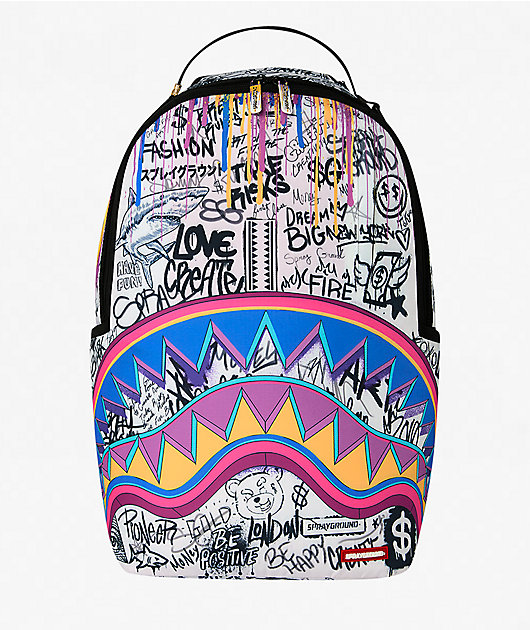 Sprayground Mean Money Collage Backpack