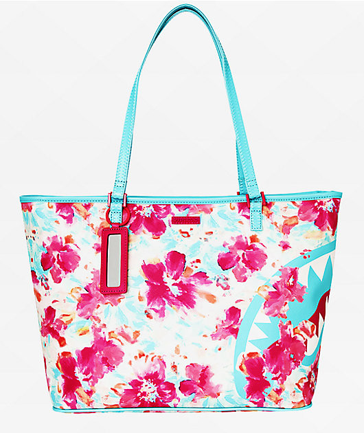 MIA❁ Sprayground Miami Floral Fresh Tote Bag | Zumiez