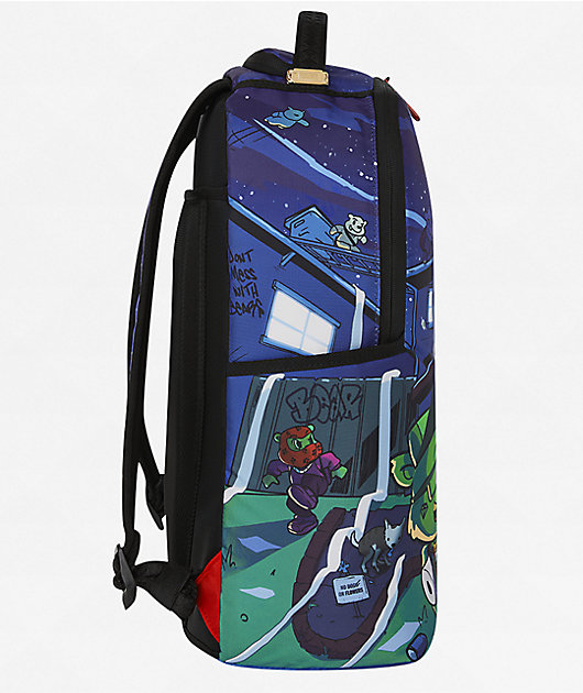 Sprayground Misfits Of Moneyville Blue Backpack