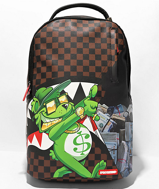 MONEY BEAR ALL WILL BE REVEALED backpack 910B5359NSZ brown