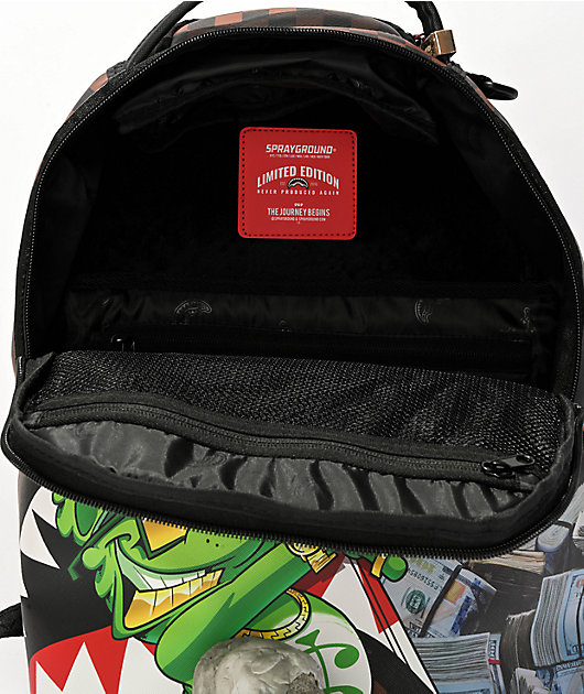 SPRYGROUNDSTORM MONEYBEAR BACKPACK 新品未使用 Sprayground Money Bear Reveal DLX Black & Brown Checkered Backpack