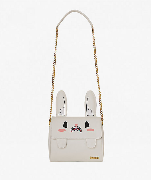 Sprayground Money Bunny White Shoulder Bag