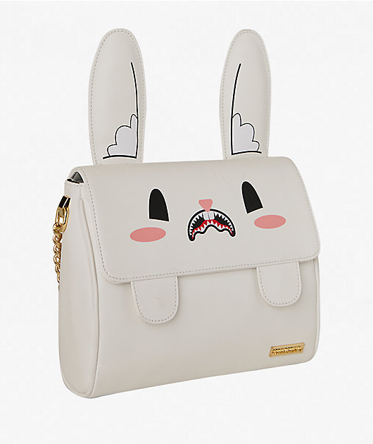 Sprayground Money Bunny White Shoulder Bag