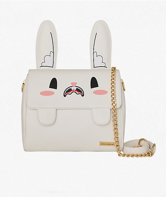 Sprayground Money Bunny White Shoulder Bag