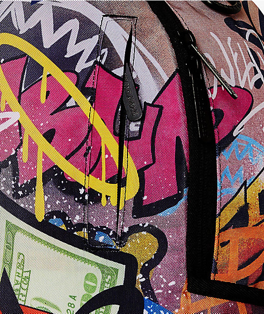 Sprayground ドル札デザイン リュック　超貴重 Sprayground Money Makes The World Backpack | Zumiez