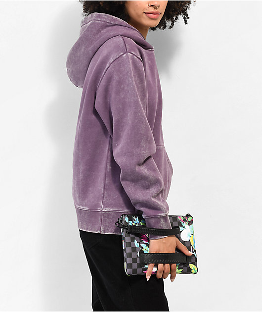 Sprayground Neon Floral Cross-over Clutch