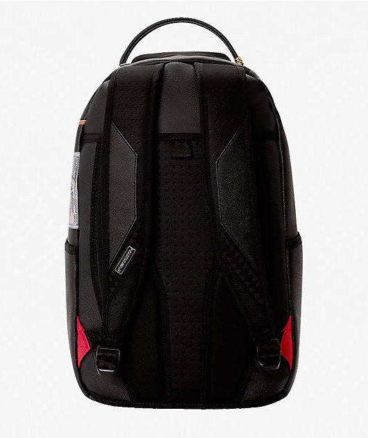 Sprayground Painted Hanging Stuff Black Backpack