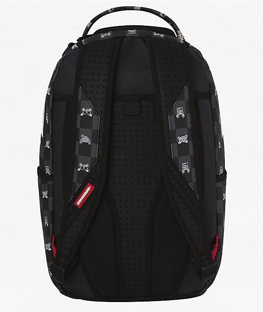 Sprayground Peeking Character Checkered Backpack | Zumiez