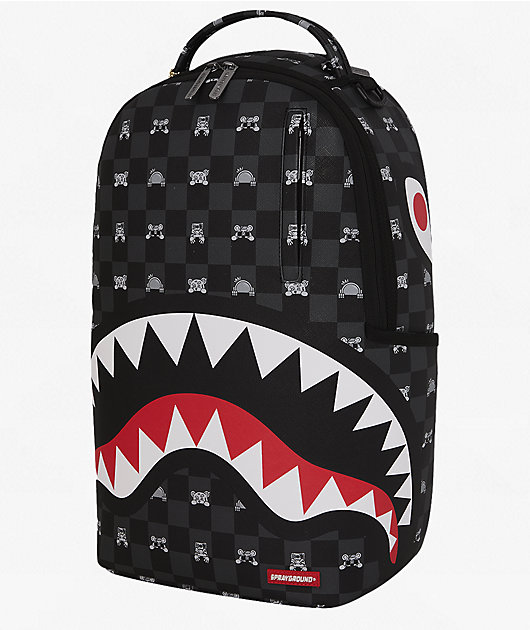 Sprayground Peeking Character Checkered Backpack | Zumiez