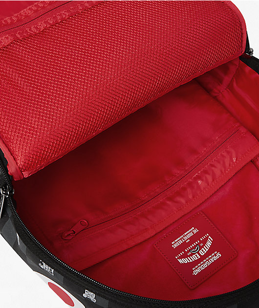 Sprayground バッグ　確実　正規品 Sprayground Peeking Character Checkered Backpack | Zumiez