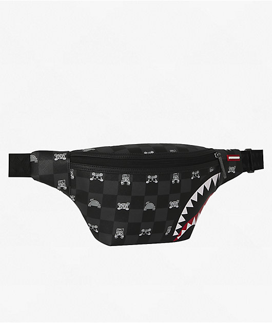 Sprayground Peeking Checker Fanny Pack