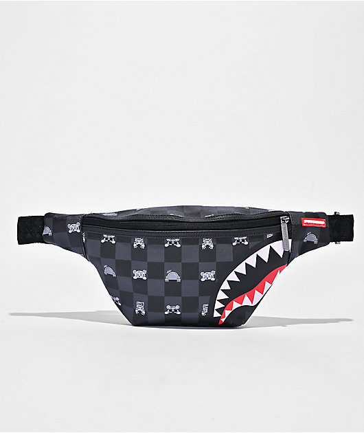 Sprayground Peeking Checker Fanny Pack