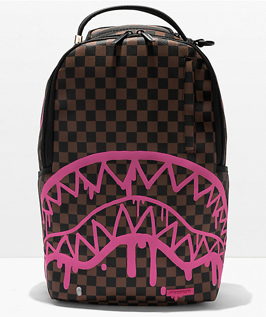Sprayground Pink Drippin Backpack