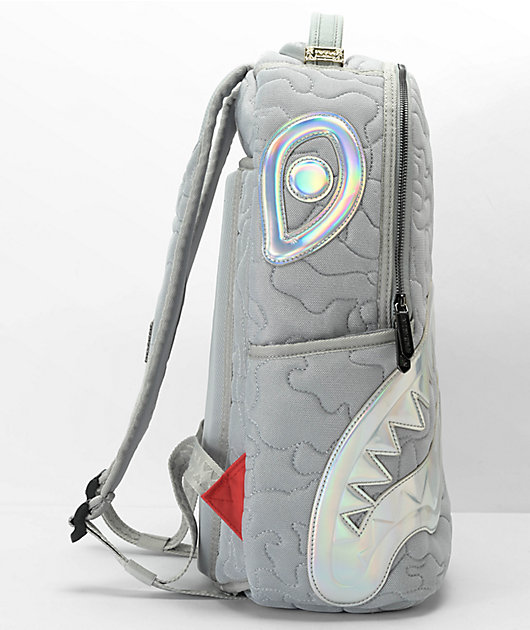 Sprayground Quilted Northern DLX Grey Backpack | Zumiez
