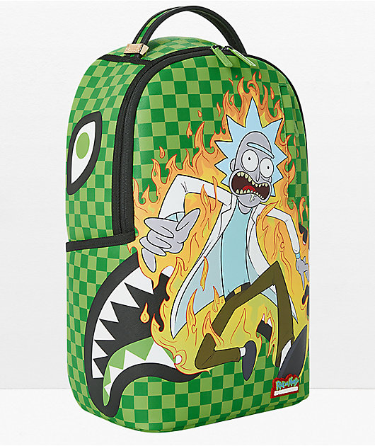 SPRAYGROUND BACKPACK RICK AND MORTY. LIMITED EDITION, DEADSTOCK. RICK VS  ZEEP