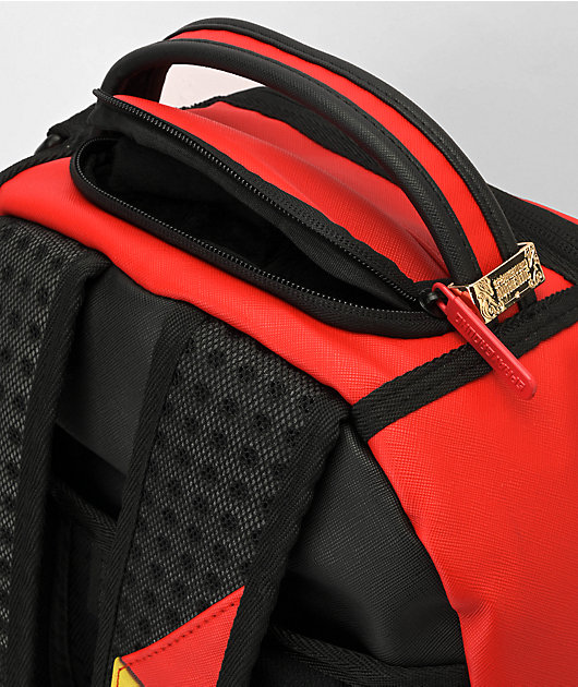 Sprayground Oversized Logo Red Backpack, Zumiez