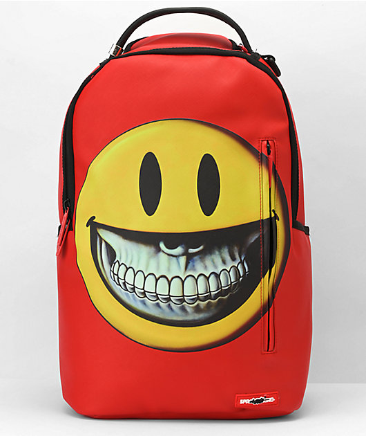 RonEnglish SPRAYGROUND バックパック ロンイングリッシュ Sprayground Ron English Smile Red Backpack | Zumiez