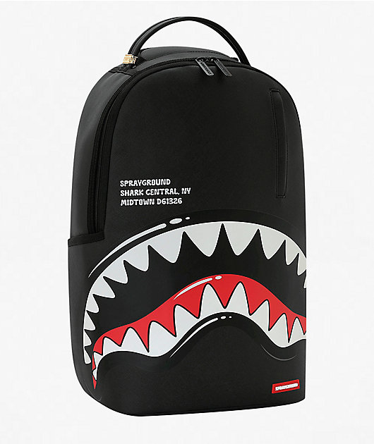Sprayground Shark Central Bubbly Black Backpack